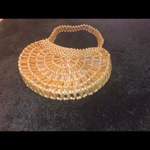 NEW Bamboo Beaded Purse